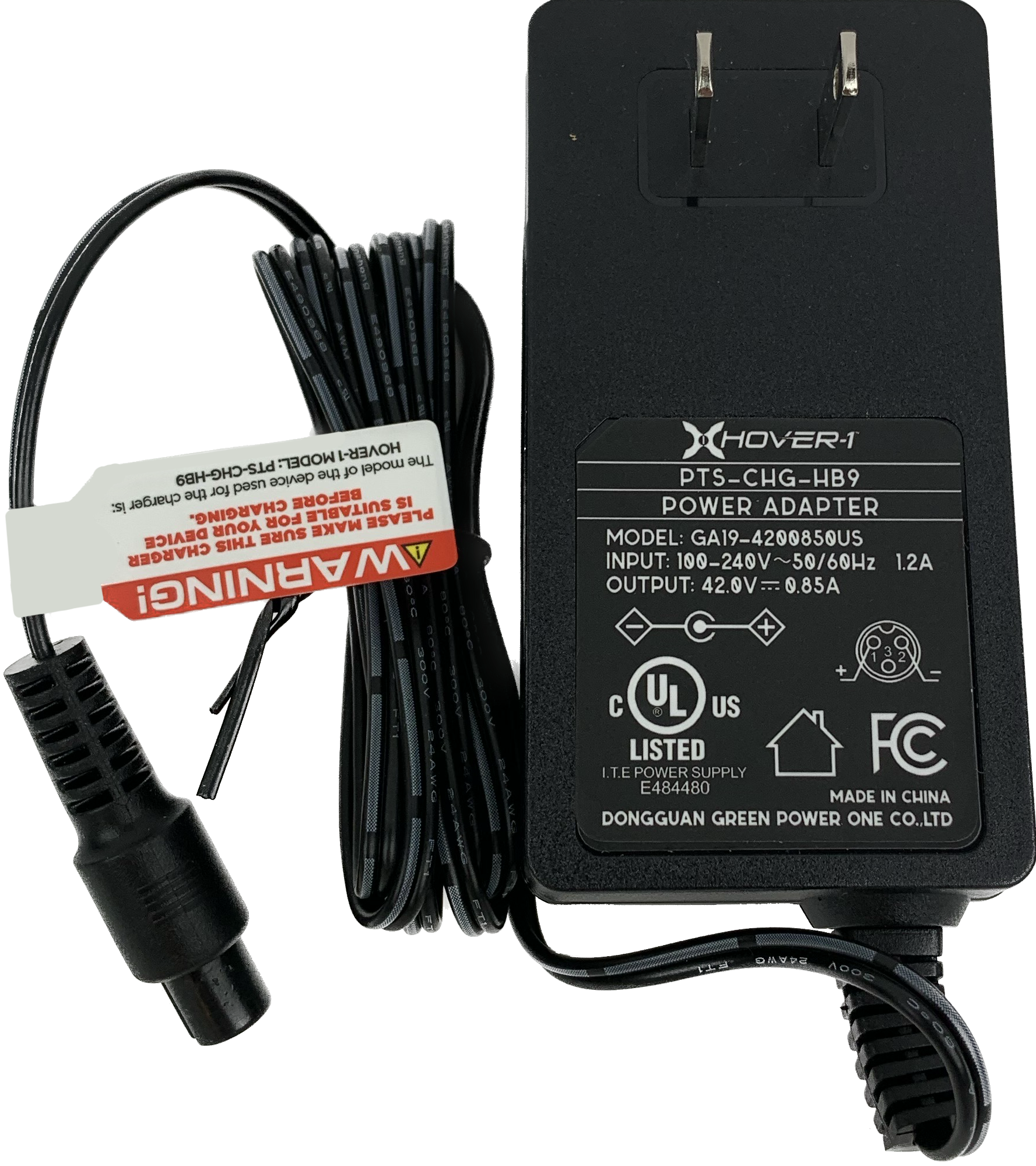 Hover-1™ Hoverboard Charger Ranger+ (PTS-CHG-HB9) Hover-1