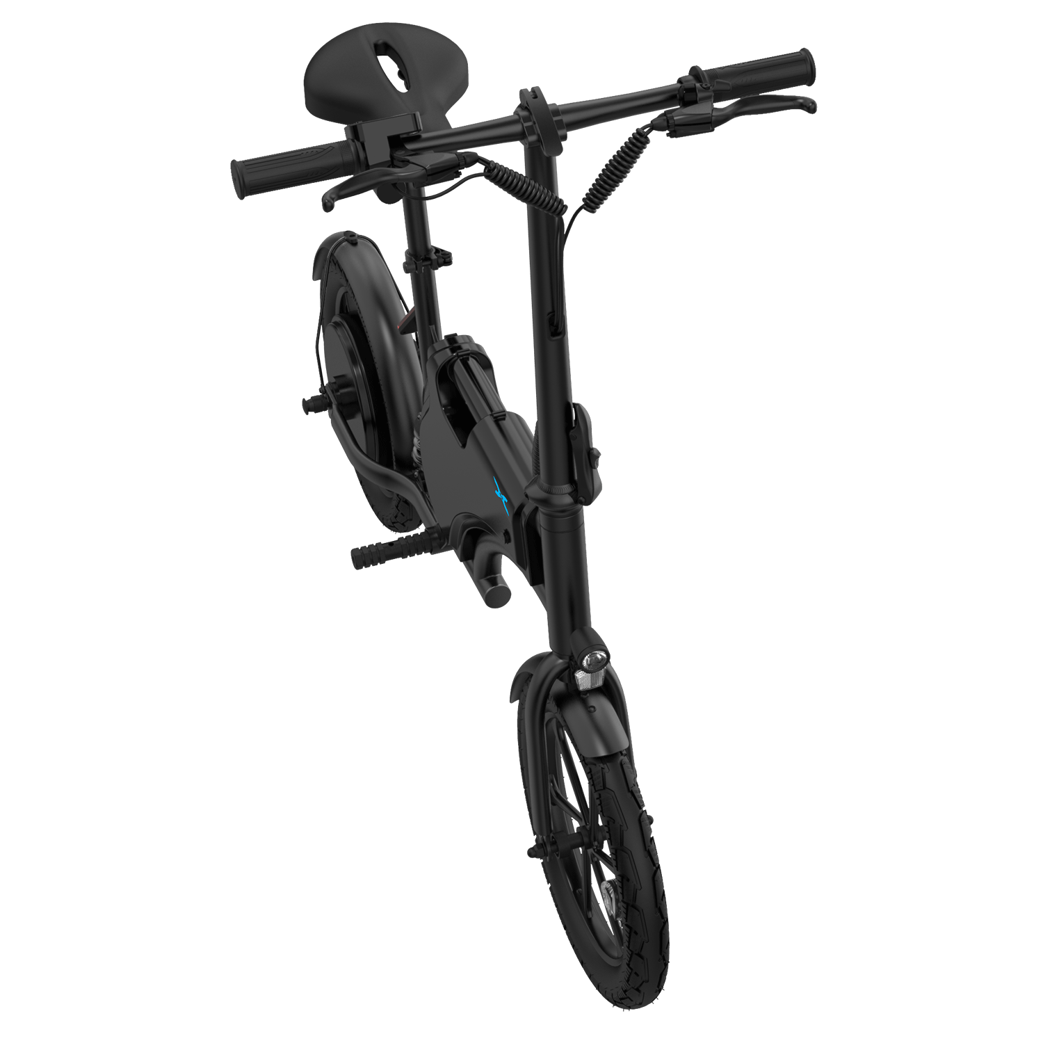 Hover-1 Zyp Folding Electric Bicycle with 20 mph Max Speed, 450W Brushless Motor, 16” Air-Filled Tires, Rear Shock Suspension, and Up to 21 Miles of Hover-1 Zyp Folding Electric Bicycle with 20 mph Max Speed, 450W Brushless Motor, 16” Air-Filled Tires, Rear Shock Suspension, and Up to 21 Miles of